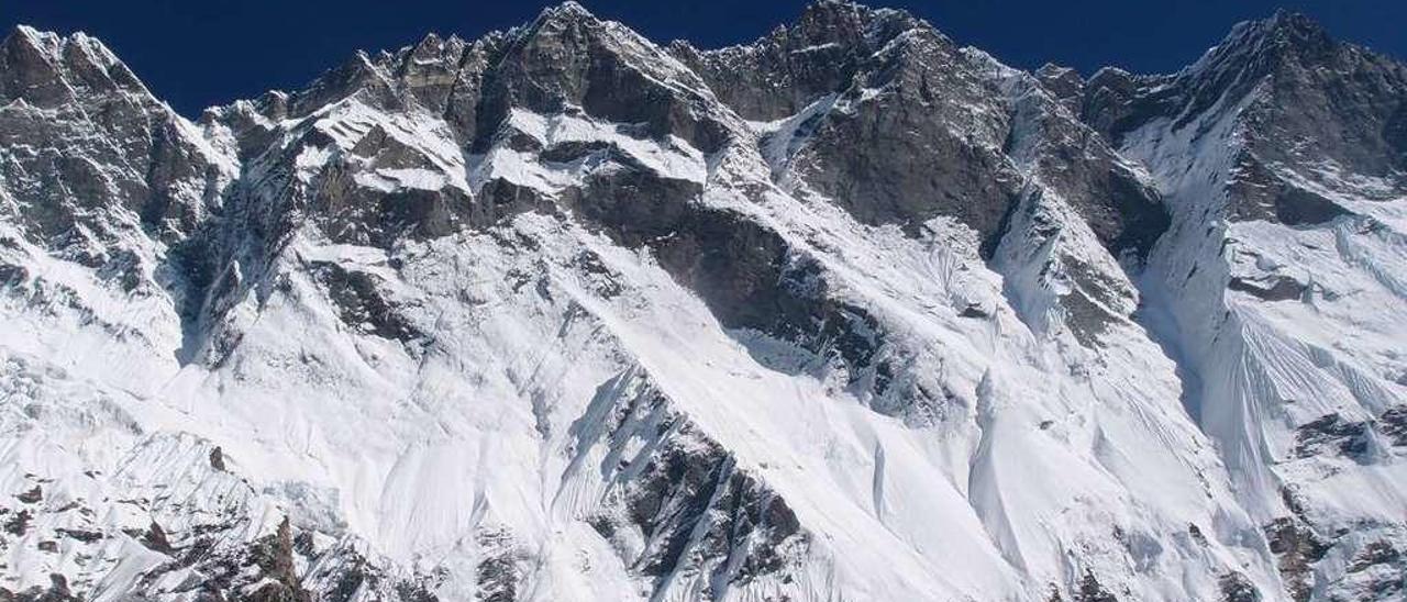 Una perspectiva de la cara sur del Lhotse.