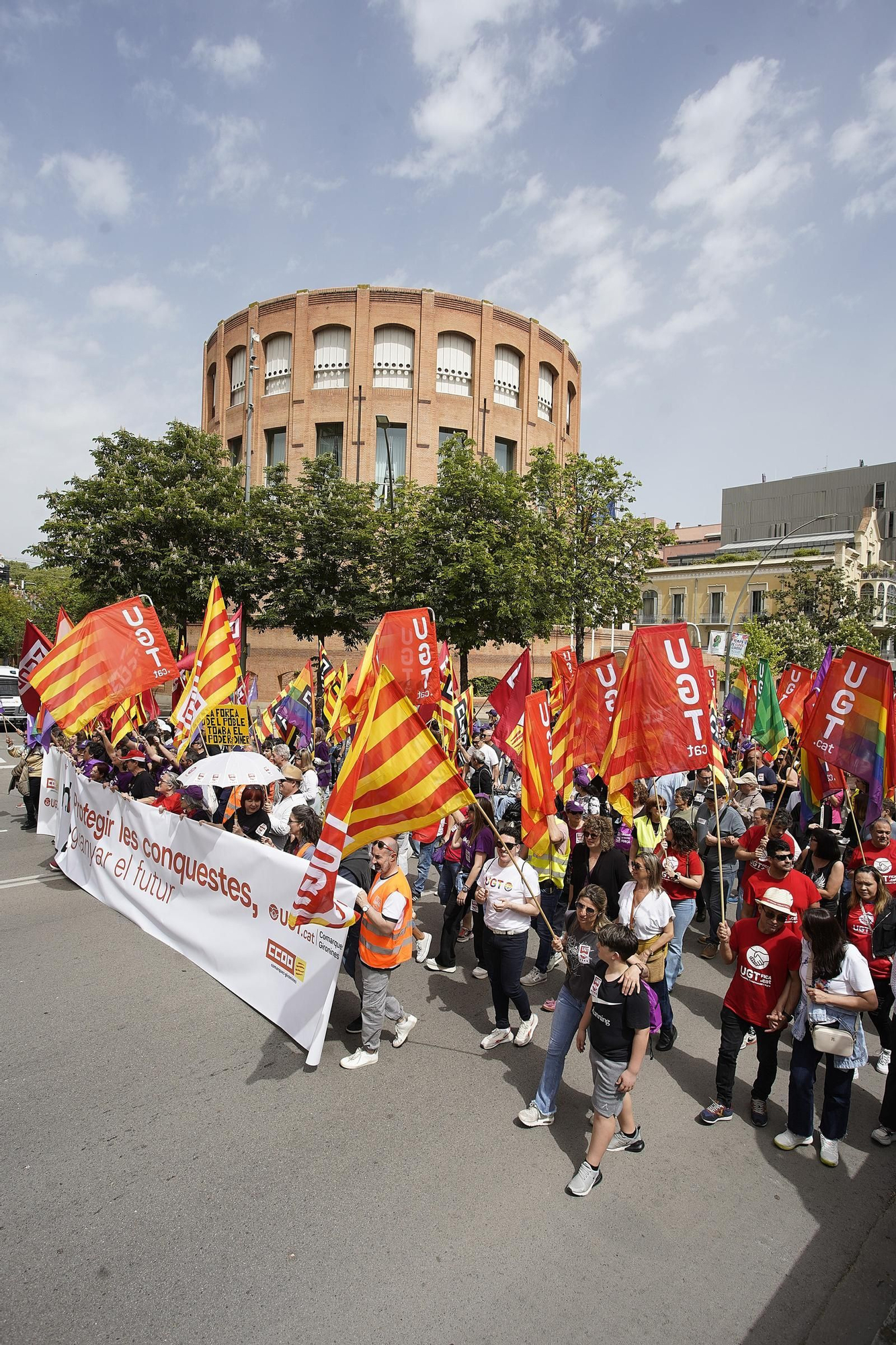 El sindicalisme gironí reclama reduir la jornada i fenar els accidents laborals
