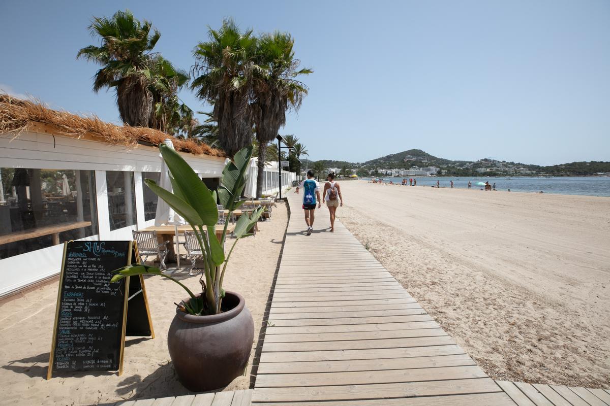 Playa de Talamanca, en Ibiza