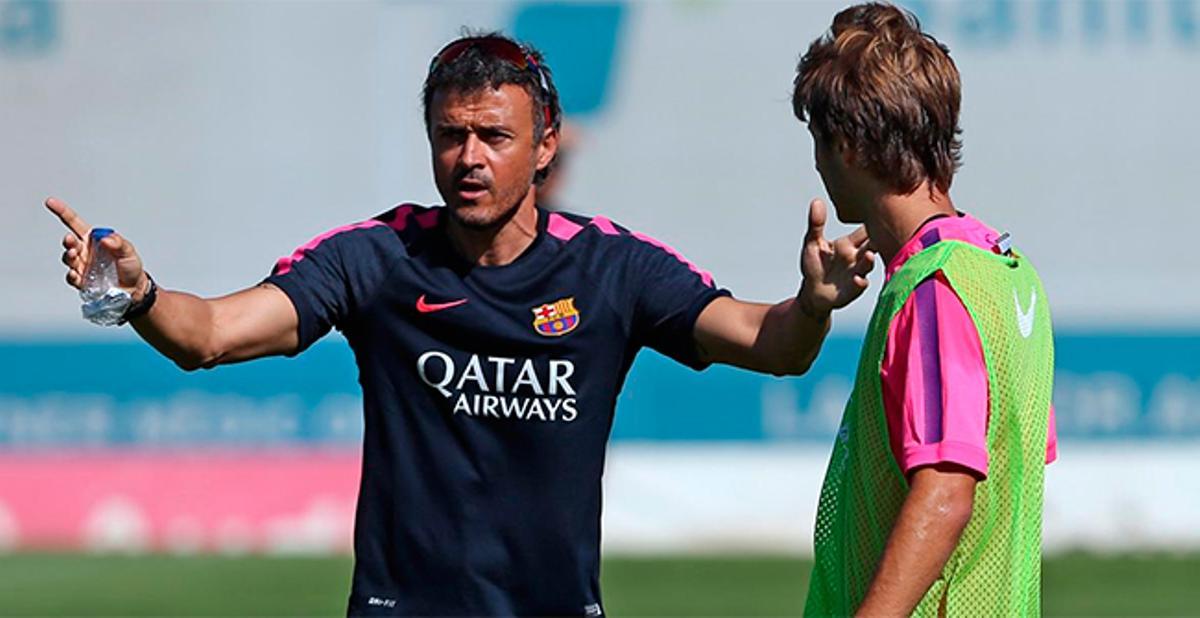 Luis Enrique no es valiente con la cantera