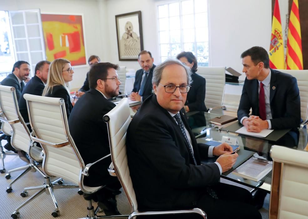 Primera reunió de la taula de diàleg