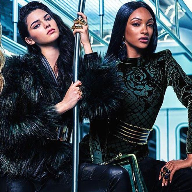 Balmain for H&M: negro y verde