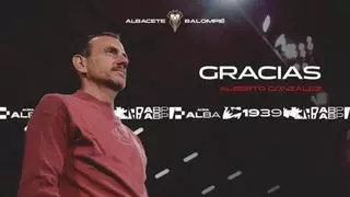 Alberto González, destituido en el Albacete