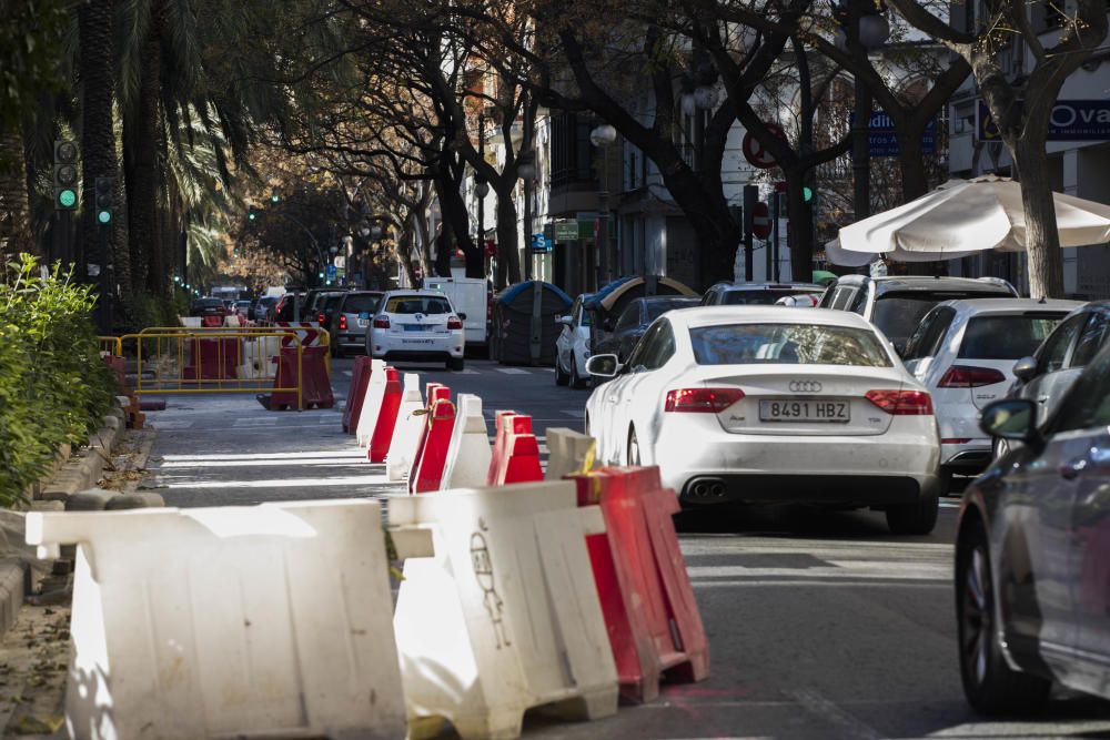 Colapso en Reino de Valencia por el carril bici