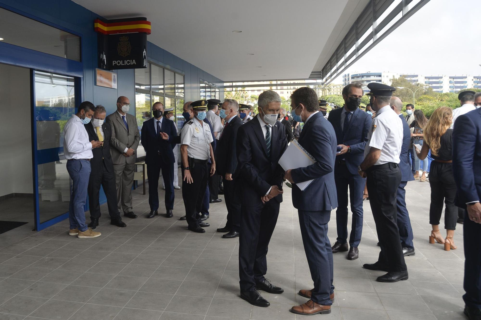 Inauguración de la comisaría de Distrito Centro de la Policía Nacional en Las Palmas