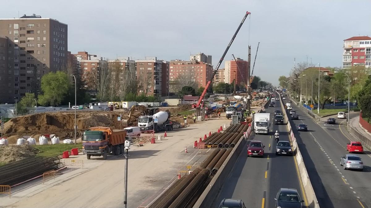 Estado actual de los trabajos en la autovía de Extremadura.