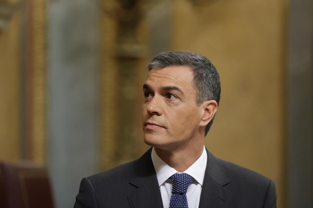 El presidente del Gobierno, Pedro Sánchez, en el Congreso de los Diputados, a 9 de octubre de 2024, en Madrid (España).