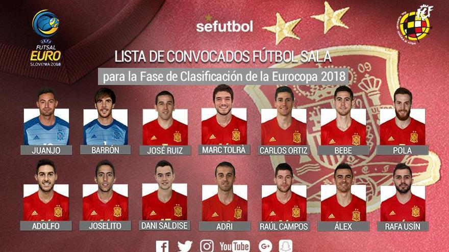 Los cordobeses Bebé y Carlos Barrón, con la selección española