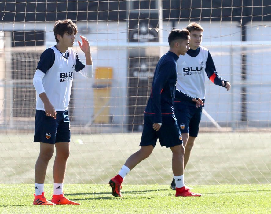 Alarma en el entrenamiento del Valencia CF