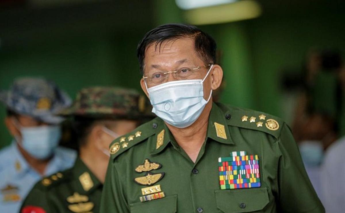 El jefe de las Fuerzas Armadas, Min Aung Hlaing.