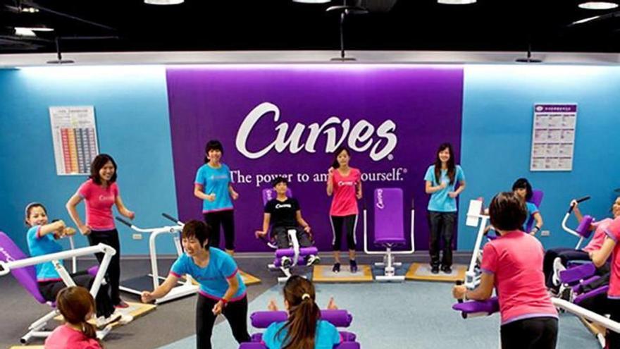 Un gimnasio de Curves.