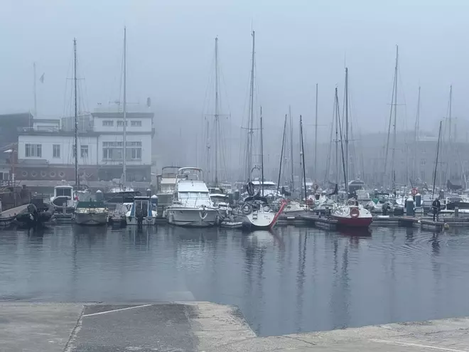 La niebla en A Coruña