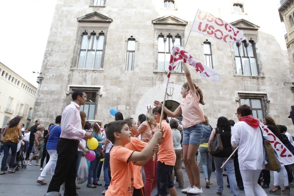 Manifestación de la concertada en Valencia