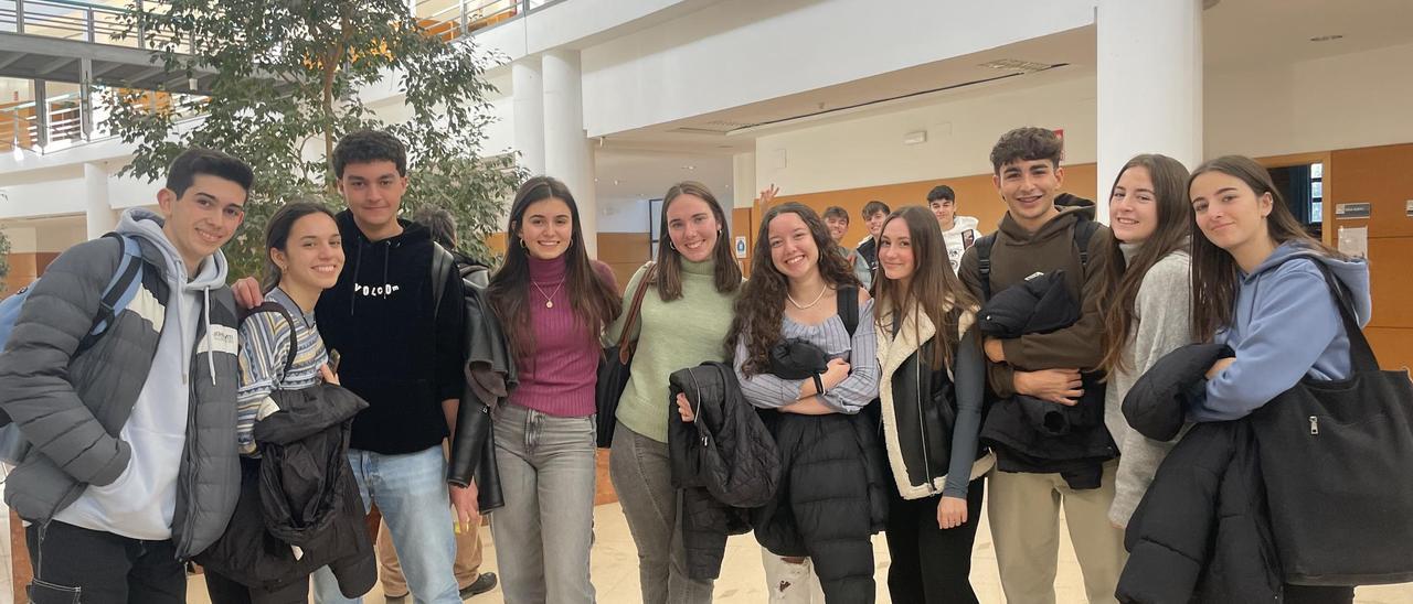 Alumnos de Secundaria de la provincia que hicieron la prueba en la UA