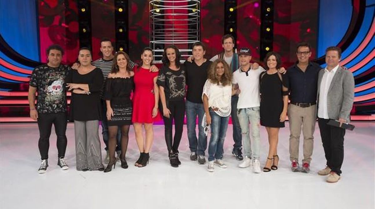 Participants i jurat de la quarta temporada de ’Tu cara me suena’.