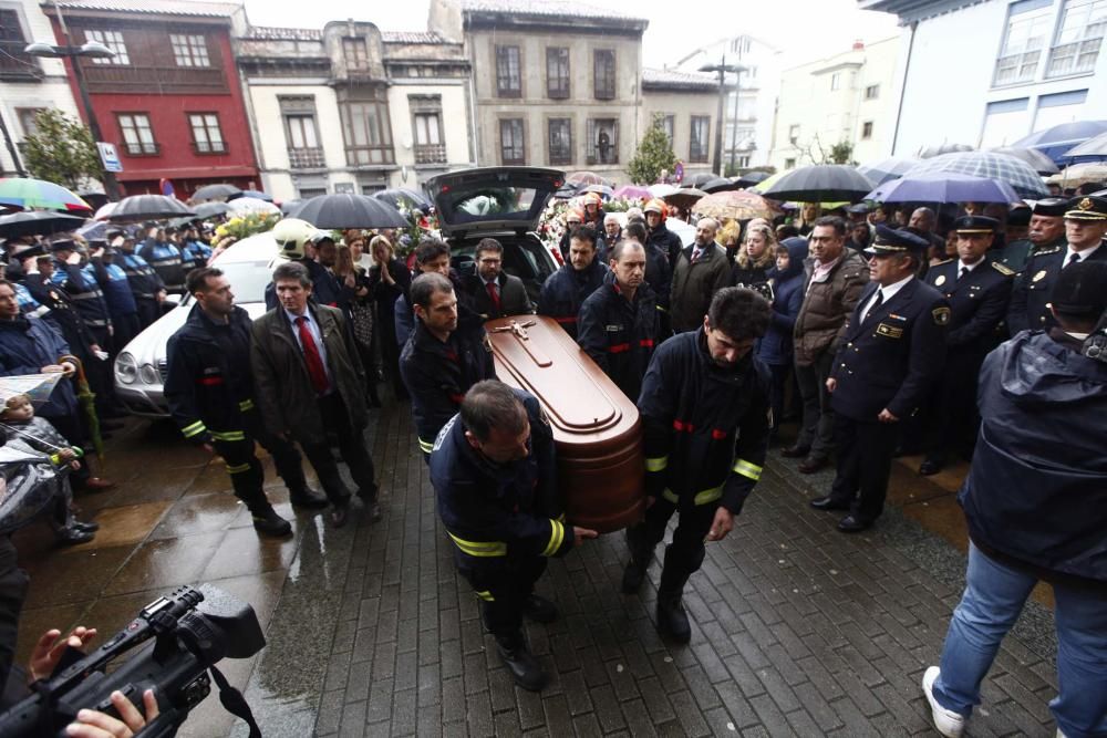 Funeral por Eloy Palacio, bombero fallecido en Oviedo