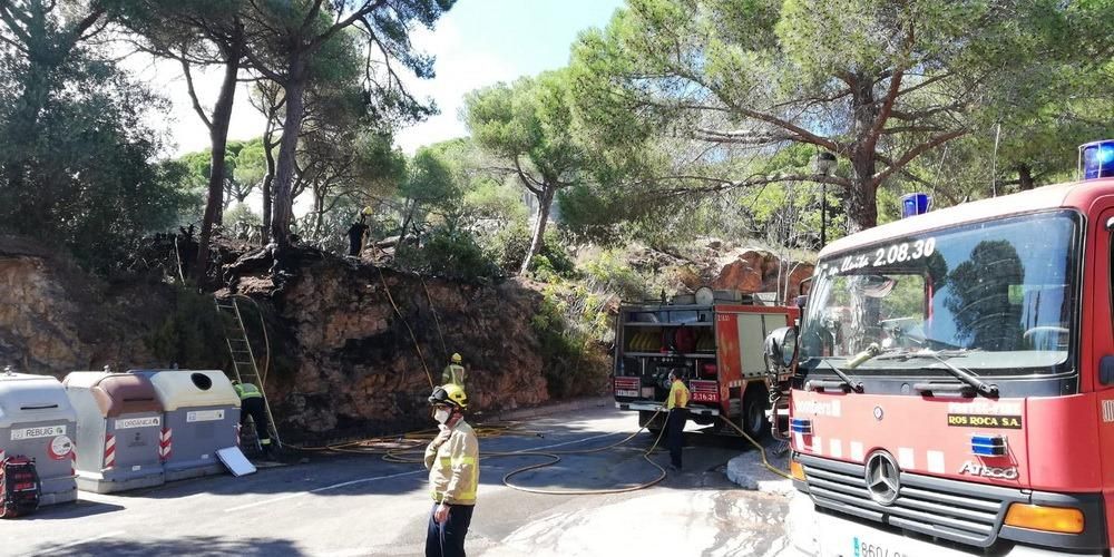 Incendi a Sant Feliu de Guixols