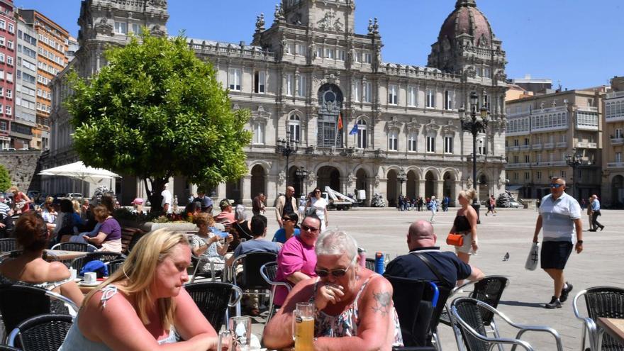 El inicio del año trae a A Coruña más turistas que el mismo período antes de la pandemia