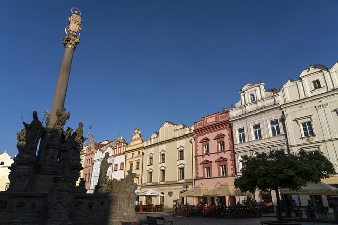 Pardubice, plaza de los Pernstejn.