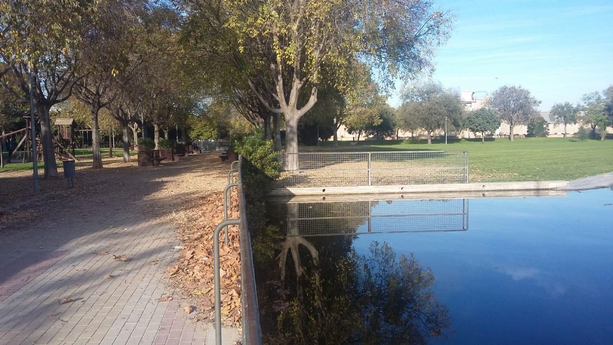 El parque de Ausiàs March, uno de los propuestos como refugio climático