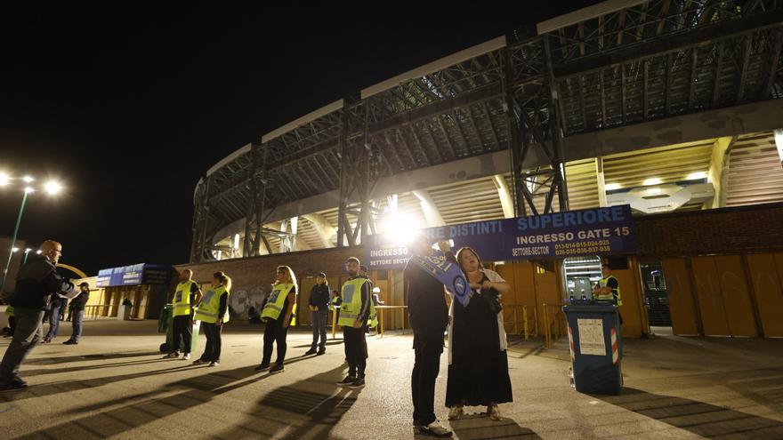 Hallan el cuerpo de un aficionado del Nápoles en un parking del estadio Diego Armando Maradona