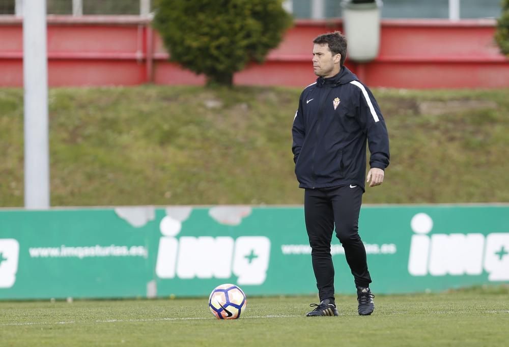 Entrenamiento del Sporting