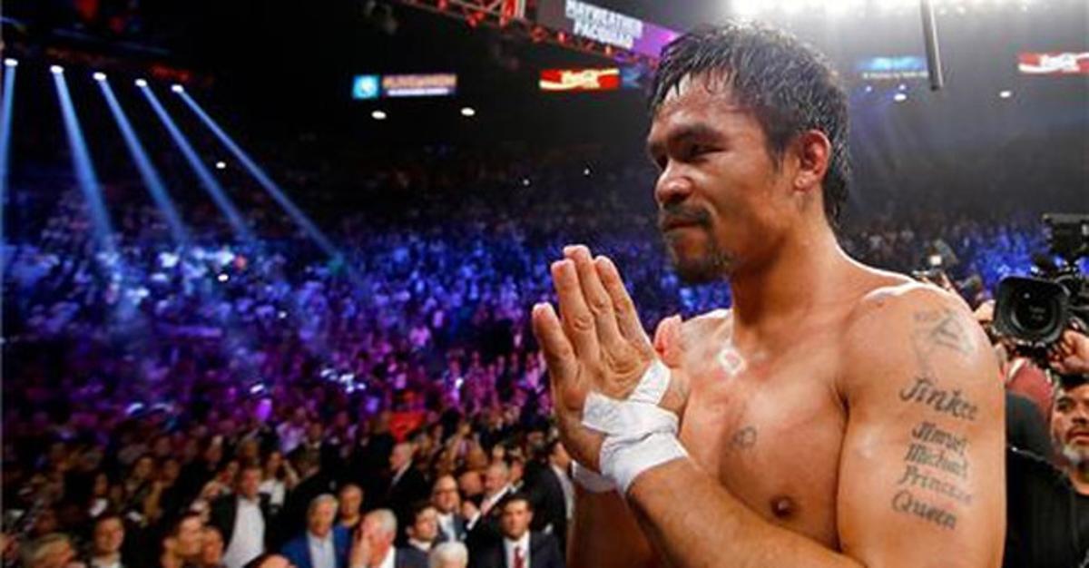 Pacquiao sigue siendo el ídolo de todos los filipinos