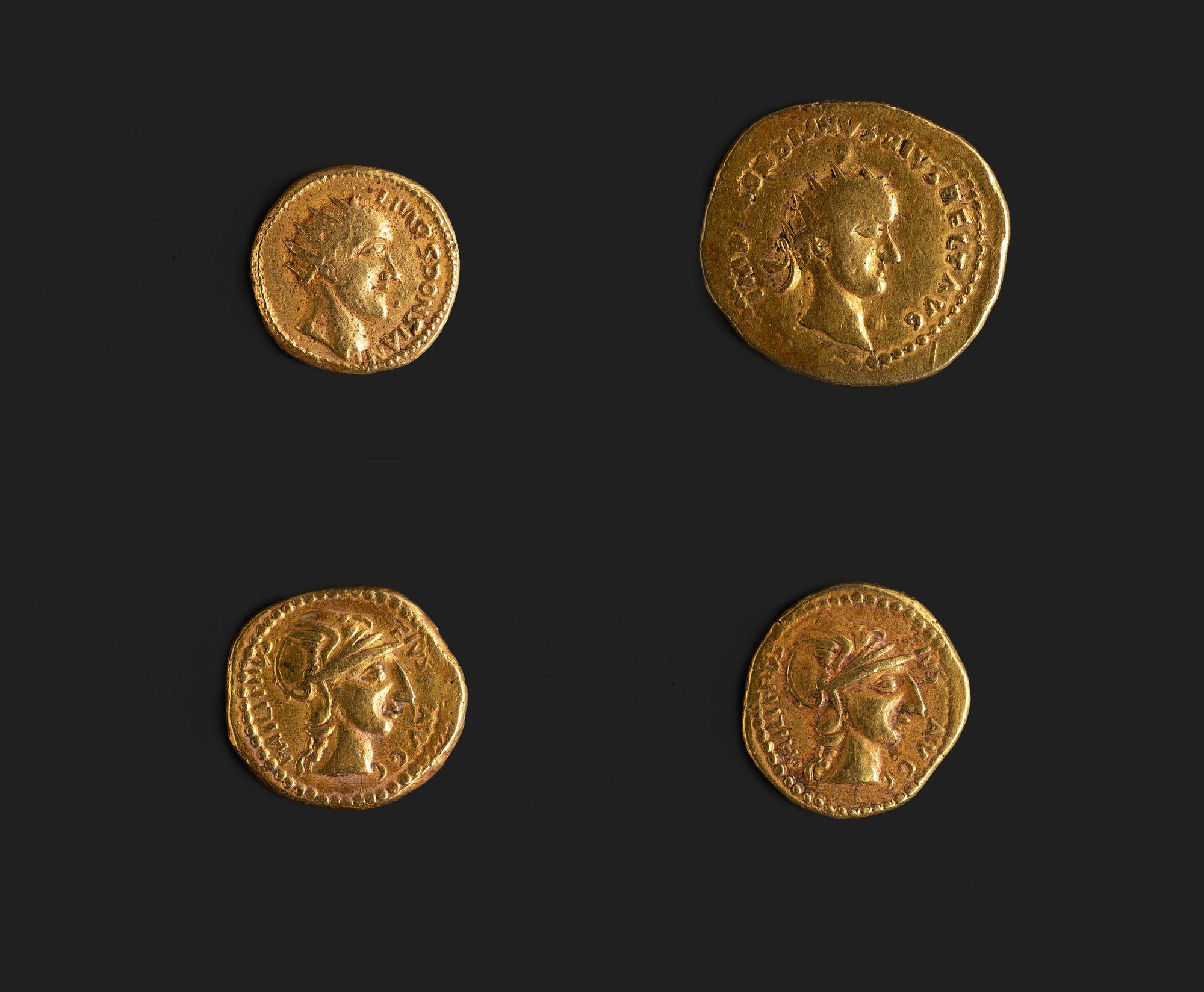 monedas de oro del emperador Esponsiano