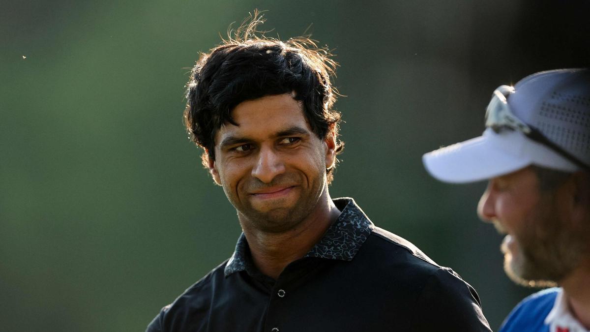 El inglés Aaron Rai después de sellar el triunfo en el PGA Championship de golf.