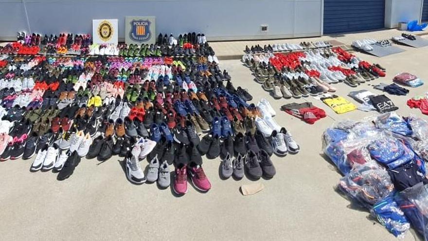 El material comissat per la Policia i els Mossos