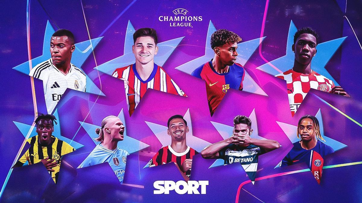 Las principales estrellas de la Champions League 2024/25