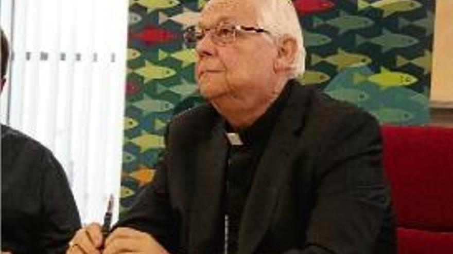 El bisbe de Girona, Francesc Pardo.