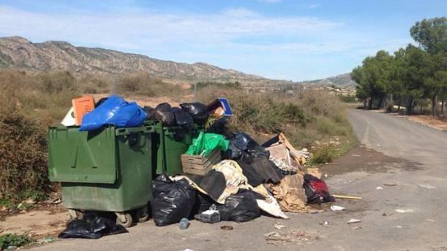 Basura en parajes naturales