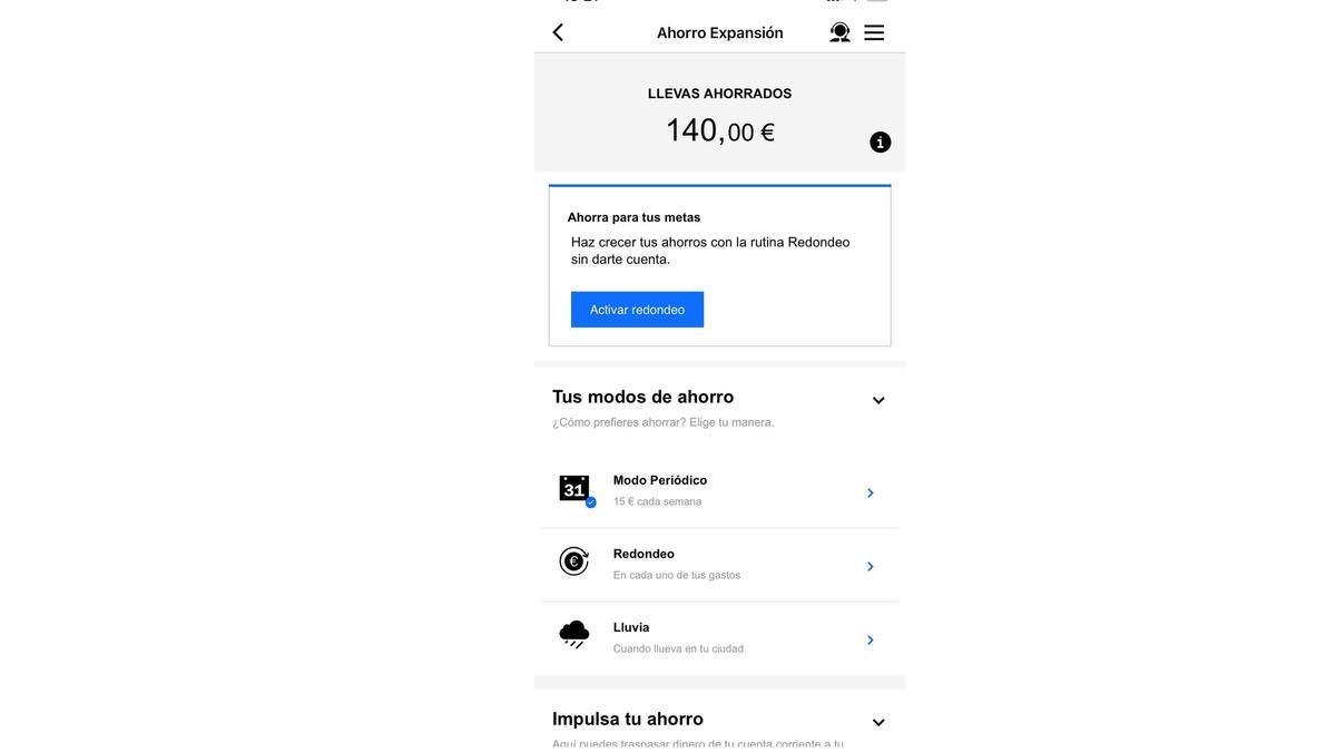 Puedes personalizar tu ahorro de forma semanal