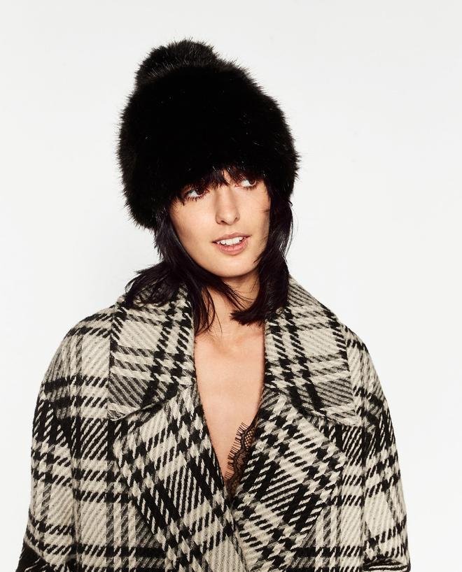 Gorro pelo pompón, Zara