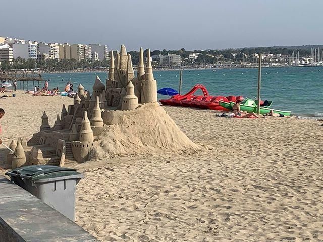 Sandburgen auf Mallorca