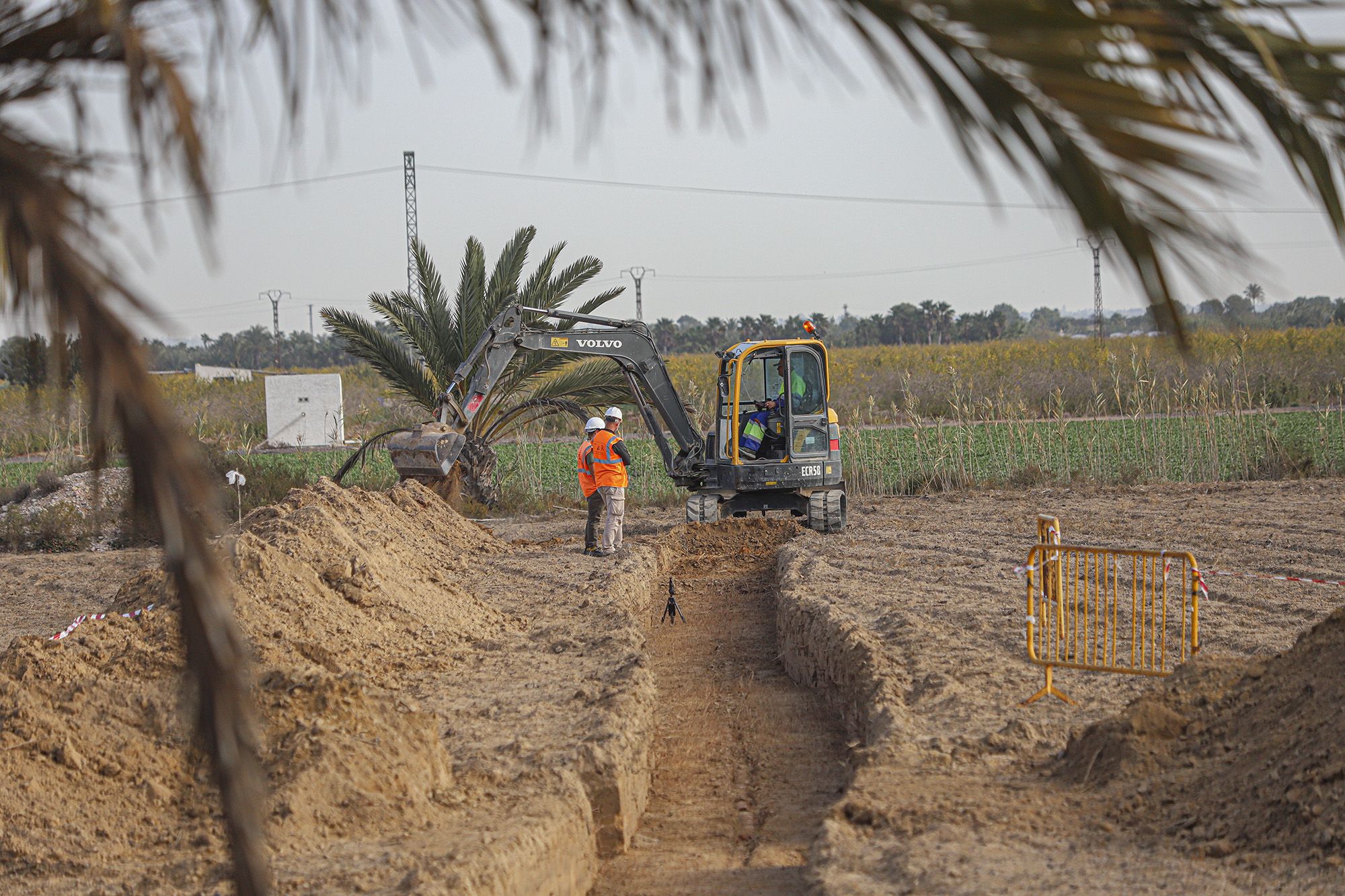 Excavaciones en el campo de concentración de Albatera para localizar una fosa común