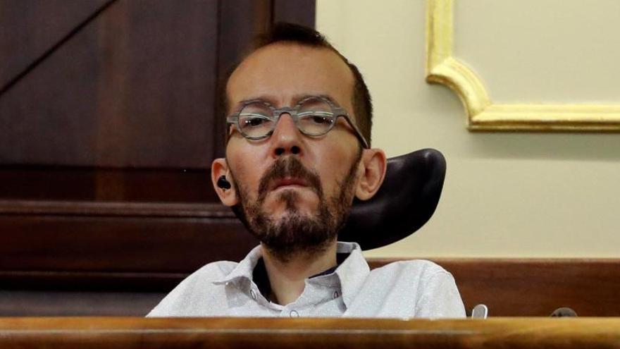 Pablo Echenique, el pasado lunes en e Congreso.