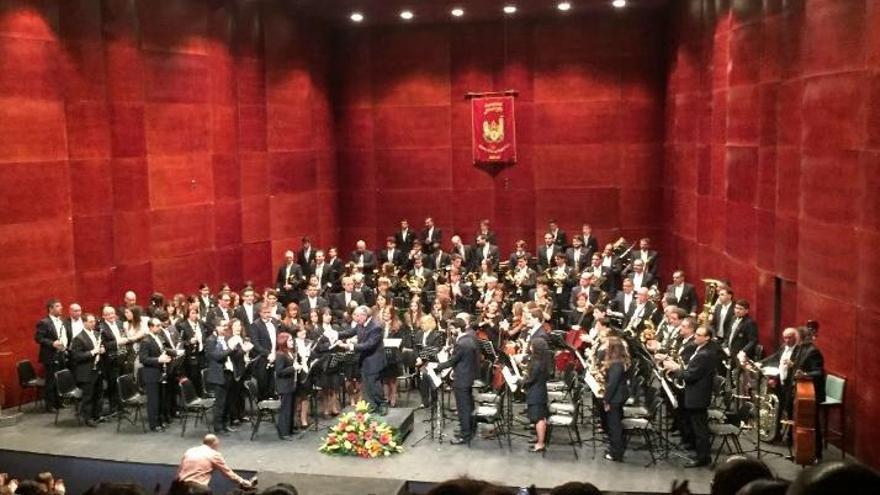 La Primitiva Setabense de Xàtiva en un concierto.