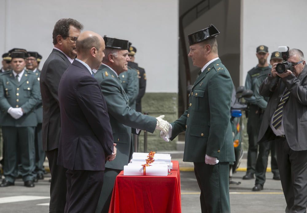 Un momento de la celebración del 173 aniversario de la Guardia Civil.