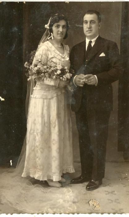 Boda de Pedro y Josefina. Años 30