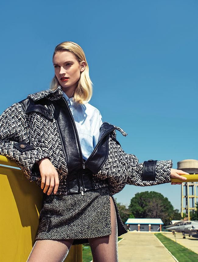 Bomber de tweed