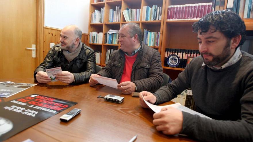 Durán, Rey y González, esta mañana, en la presentación del programa.