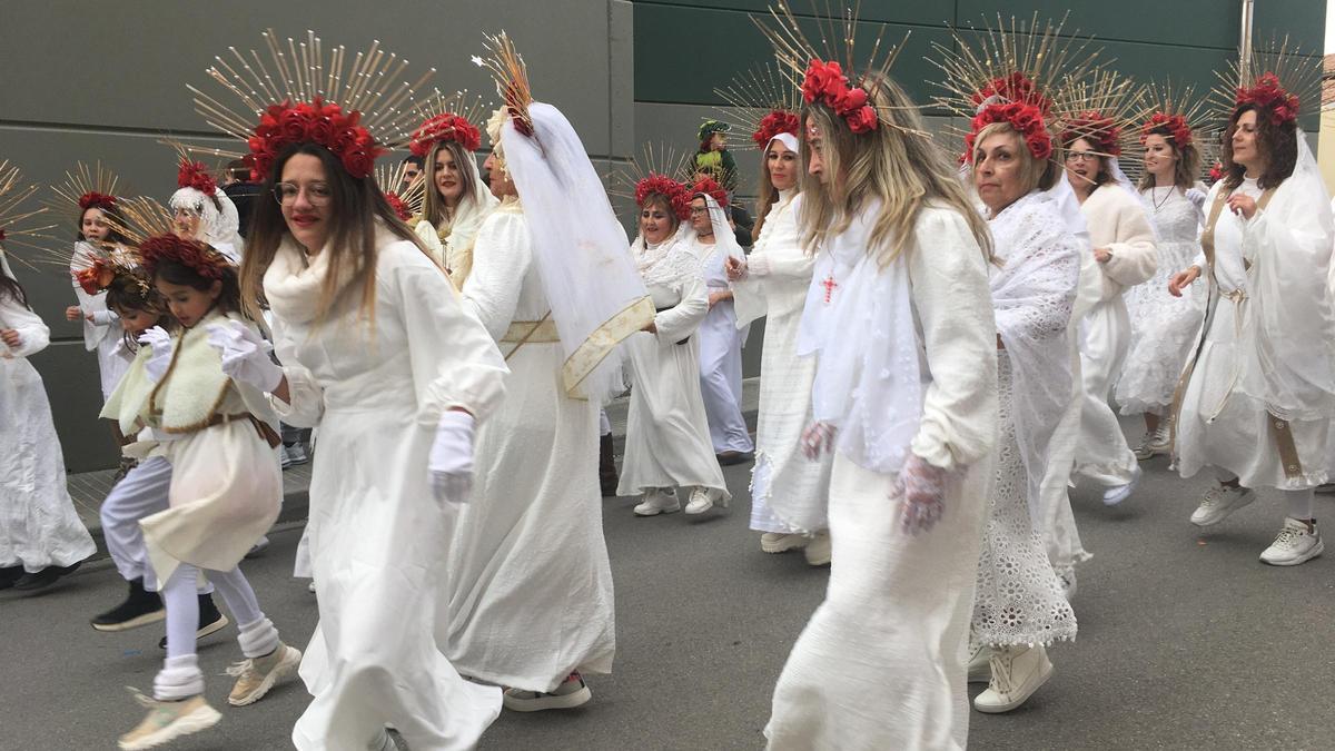 Una de les comparses del Carnaval de l’any passat a Gironella