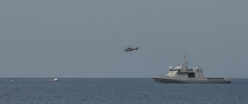 Ejercicios militares de la Armada en Pasito Blanco