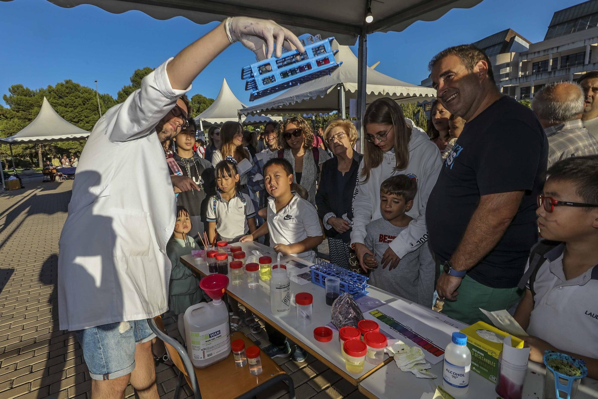 Noche de la Investigacion en la Universidad de Alicante