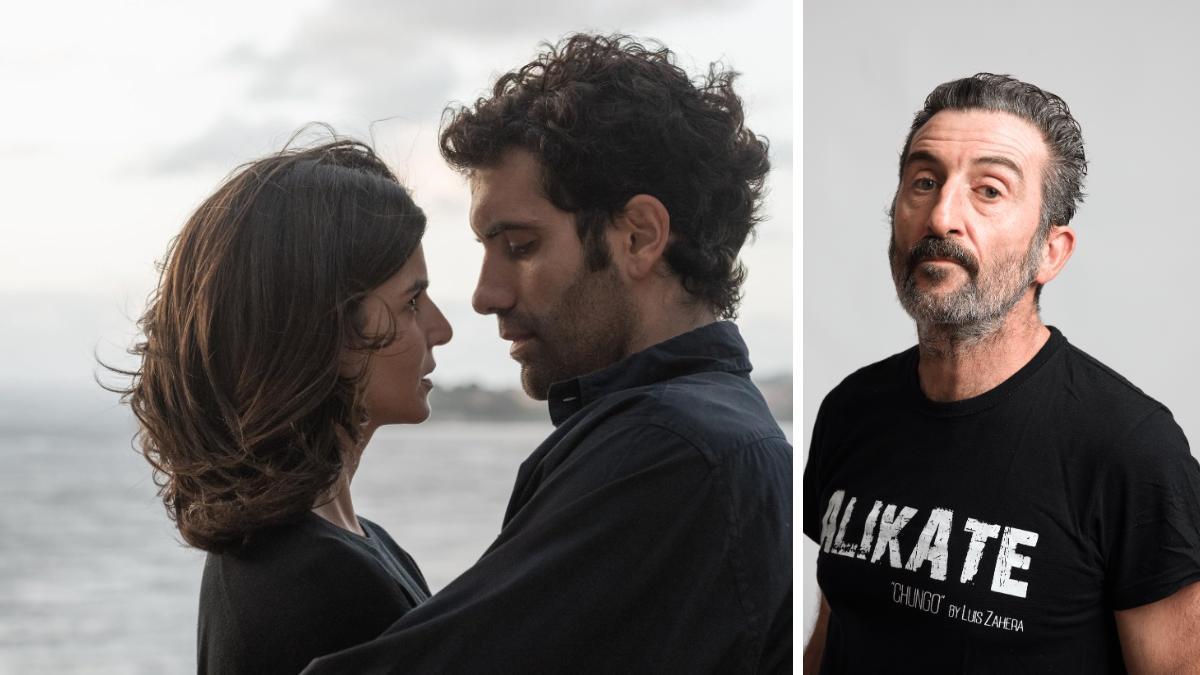 Fotograma de 'Clanes' y una foto de Luis Zahera