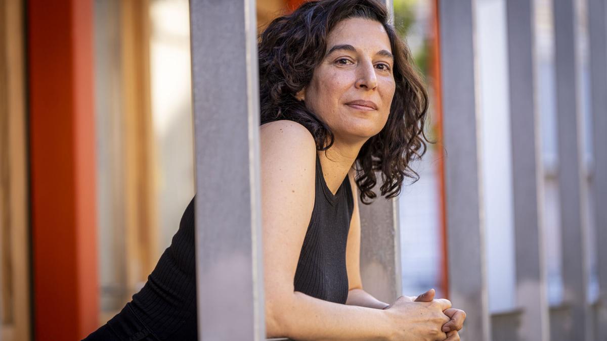 La  poeta Olalla Castro, que presenta su novela 'Mañana'.
