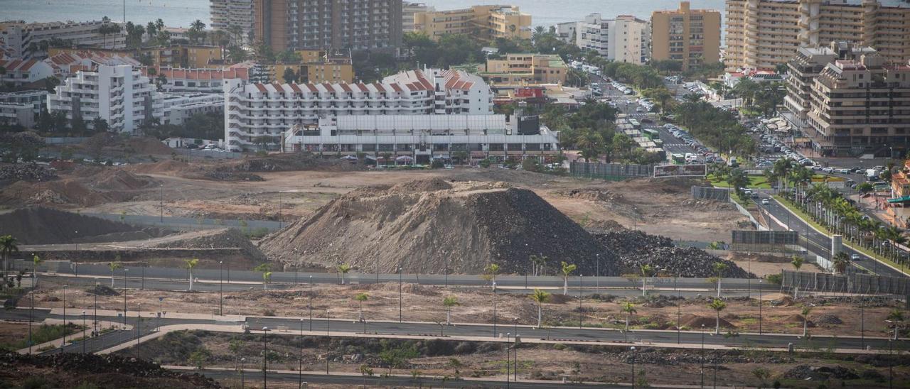 Plan parcial El Mojón, en Los Cristianos, término municipal de Arona.