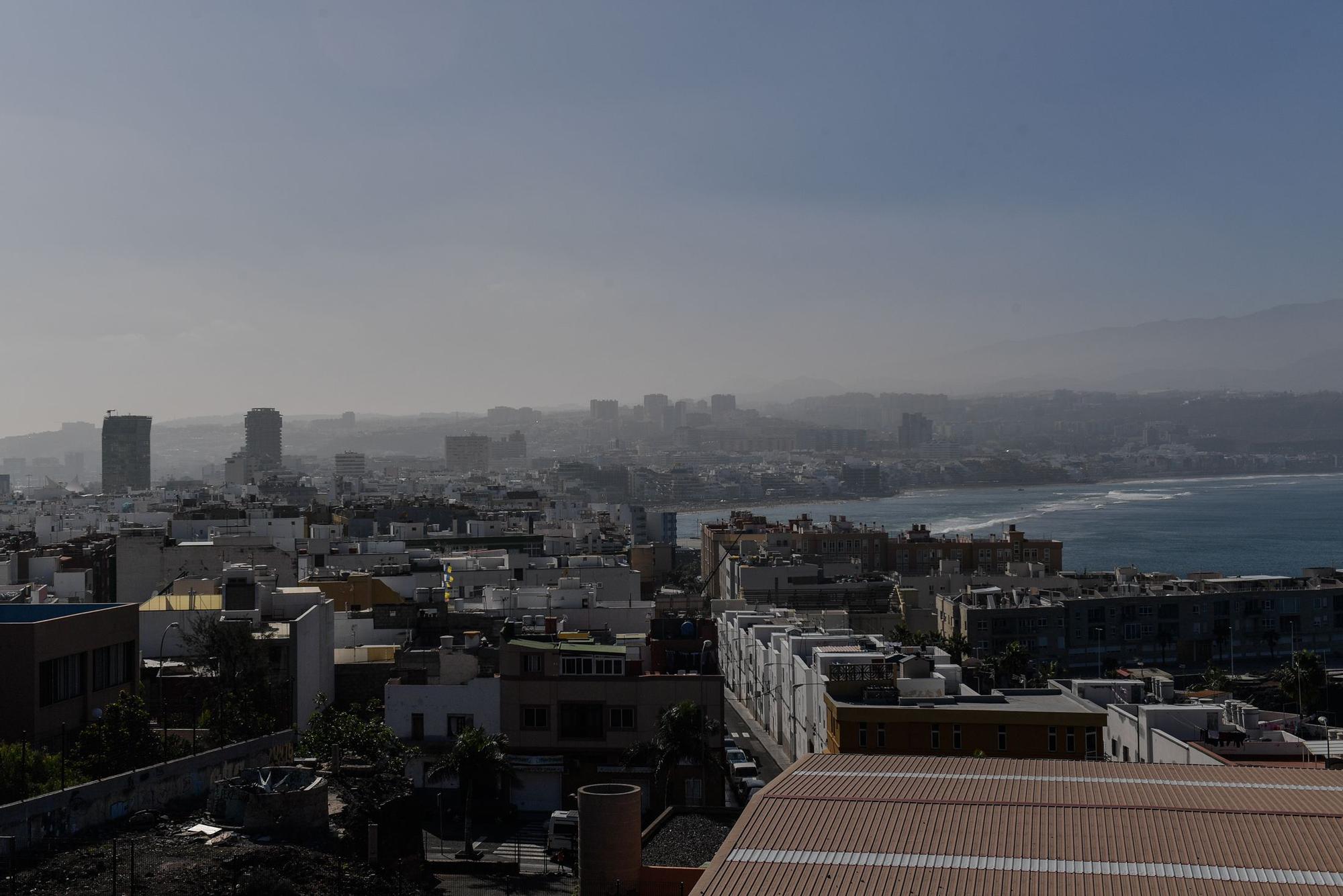 Calima en Las Palmas de Gran Canaria (29/12/2021)